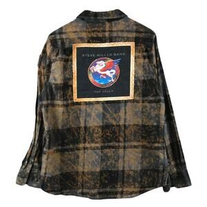 Angry Minnow STEVE MILLER BAND Bleached Flannel size L